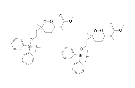METHYL-2-[6-[2-(TERT.-BUTYLDIPHENYLSILANYLOXY)-ETHYL]-6-METHYL-1,2-DIOXAN-3-YL]-PROPANOATE