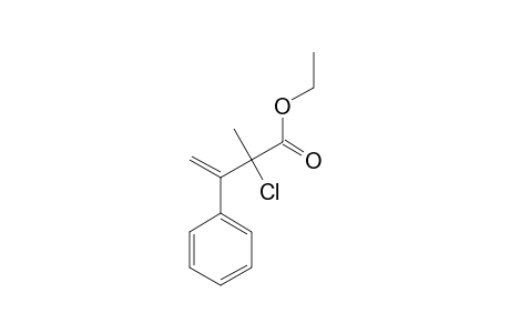 2-chloro-2-methyl-3-phenyl-but-3-enoic acid ethyl ester