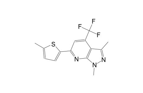 1,3-dimethyl-6-(5-methyl-2-thienyl)-4-(trifluoromethyl)-1H-pyrazolo[3,4-b]pyridine