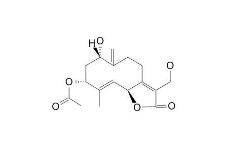 AFRAGLAUCOLIDE,13-O-DESACETYL-1-alpha-HYDROXY