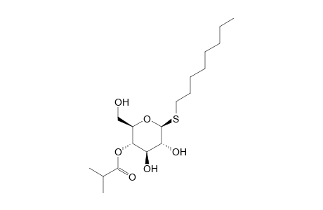 octyl 4-O-isobutyryl-.beta.-D-thioglucopyranoside
