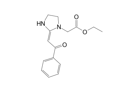 Ethyl [2-(benzoylidene)imidazolidin-1-yl]acetate