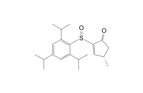 4(S)-Methyl-2-[(2,4,6-triisopyopylphenyl)sulfinyl]-2-cyclopentenone