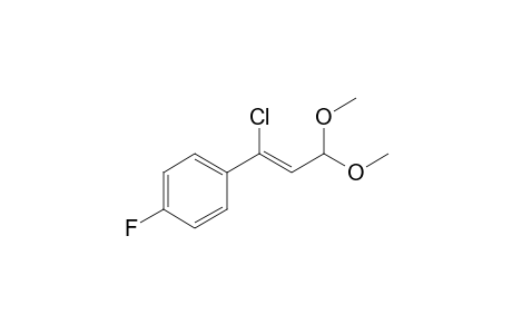 (Z)-1-Chloro-3,3-dimethoxy-1-(p-fluorophenyl)-1-propene