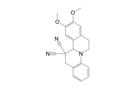 7,11B,12,13-TETRAHYDRO-9,10-DIMETHOXY-6H-DIBENZO-[A.F]-QUINOLIZINE-12,12-DICARBONITRILE