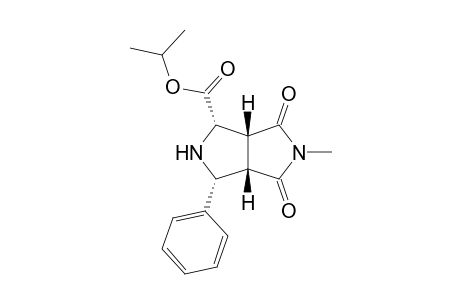 Isopropyl (1S,3R,3aS,6aR)-5-methyl-3-phenyl-4,6-dioxooctahydropyrrolo[3,4-c]pyrrole-1-carboxylate