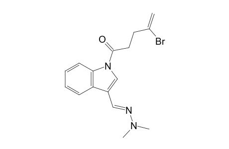 1-(2-Bromopent-1-en-5-oyl)indole-3-carbaldehyde N,N-dimethylhydrazone