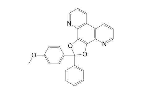 1,3-Dioxolo[4,5-f][4,7]phenanthroline, 2-(4-methoxyphenyl)-2-phenyl-