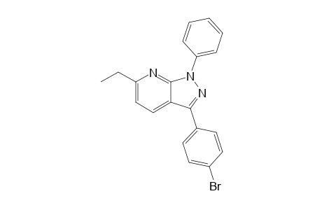 3-(4-bromophenyl)-6-ethyl-1-phenyl-pyrazolo[3,4-b]pyridine