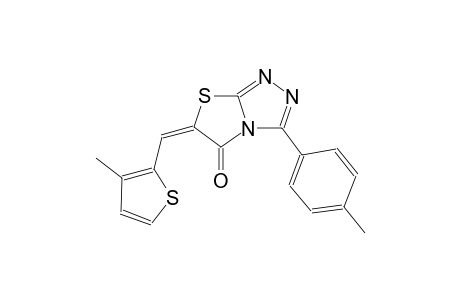(6E)-3-(4-methylphenyl)-6-[(3-methyl-2-thienyl)methylene][1,3]thiazolo[2,3-c][1,2,4]triazol-5(6H)-one