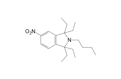 ISOINDOLINE, 2-BUTYL-5-NITRO- 1,1,3,3-TETRAETHYL-,