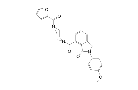1H-isoindol-1-one, 7-[[4-(2-furanylcarbonyl)-1-piperazinyl]carbonyl]-2,3-dihydro-2-(4-methoxyphenyl)-