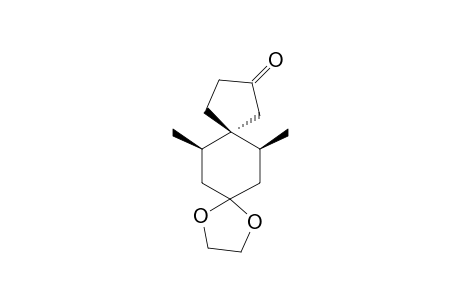 7t,9t-Dimethyl-1,4-dioxa-(8rC9)-dispiro[4.2.4.2]tetradecane-10-one