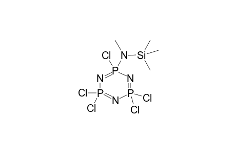 2,4,4,6,6-Pentachloro-N-methyl-N-(trimethylsilyl)-cyclotriphosphazen-2-amine