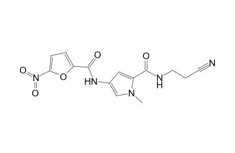 3-[1-Methyl-4-(5-nitrofuran-2-carboxamido)pyrrole-2-carboxamido]propiononitrile