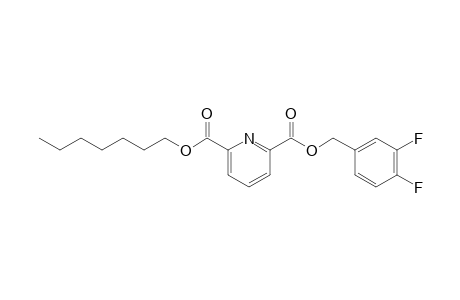 2,6-Pyridinedicarboxylic acid, 3,4-difluorobenzyl heptyl ester