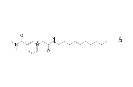 1-[(decylcarbamoyl)methyl]-3-(dimethylcarbamoyl)pyridinium chloride
