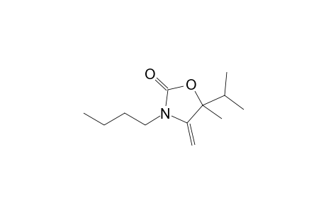 3-Butyl-5-isopropyl-5-methyl-4-methylene-oxazolidin-2-one