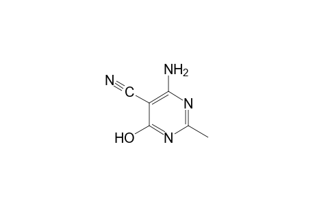 4-amino-6-hydroxy-2-methyl-5-pyrimidinecarbonitrile
