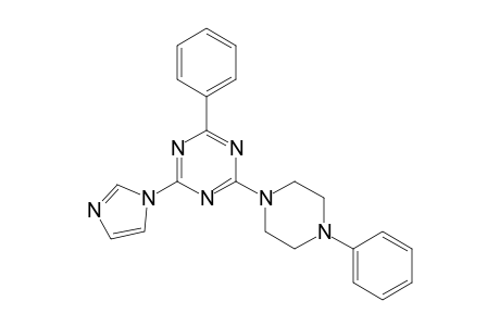 2-(1-imidazolyl)-4-phenyl-6-(4-phenyl-1-piperazinyl)-1,3,5-triazine