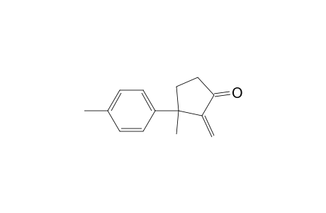 Cyclopentanone, 3-methyl-2-methylene-3-(4-methylphenyl)-