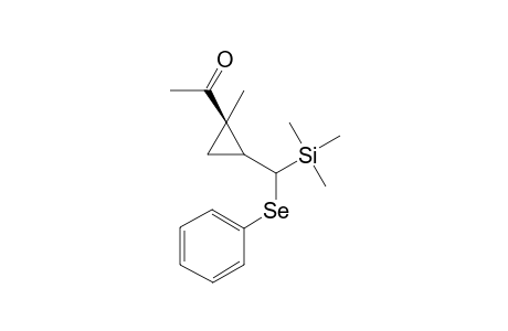 r-1-Acetyl-1-methyl-t-2-(1-(phenylseleno)-1-(trimethylsilyl)methyl)cyclopropane