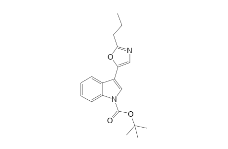 3-(2-propyl-5-oxazolyl)-1-indolecarboxylic acid tert-butyl ester