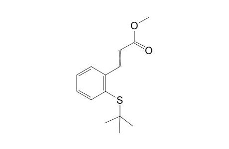 Methyl 3-[2-(t-butylthio)phenyl]propenoate
