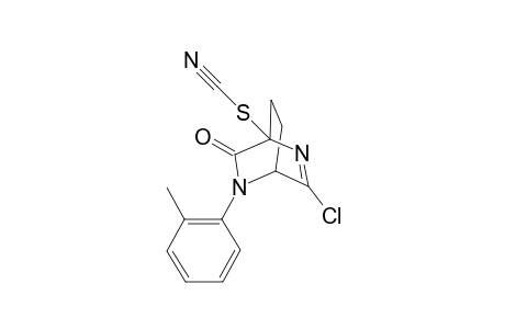 3-Chloro-6-oxo-5-tolyl-2,5-diazabicyclo[2.2.2[oct-2-enyl thiocyanate
