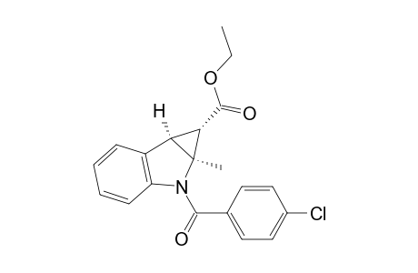 Cycloprop[b]indole-1-carboxylic acid, 2-(4-chlorobenzoyl)-1,1a,2,6b-tetrahydro-1a-methyl-, ethyl ester, (1.alpha.,1a.alpha.,6b.alpha.)-