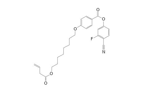 (4-CYANO-3-FLUOROPHENYL)-4-[8-(BUT-3-ENOYLOXY)-OCTYLOXY]-BENZOATE