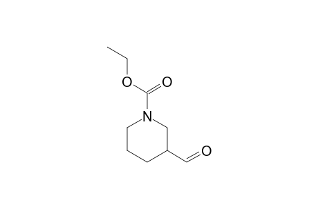 3-Formyl-1-piperidinecarboxylic acid, ethyl ester