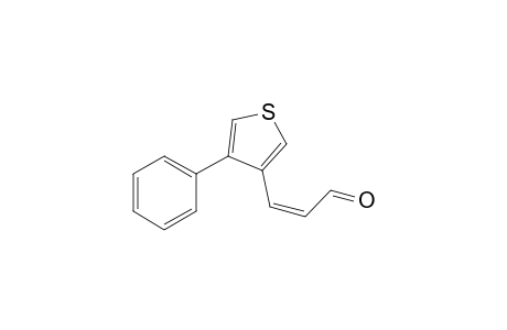 (Z)-3-(4-Phenyl-3-thienyl)propenal