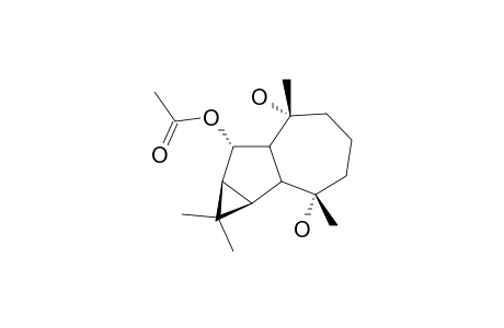 (+)-5(9),6-TRICYCLOHUMULAN-4-ALPHA,8-ALPHA,10-ALPHA-TRIOL-8-ACETATE