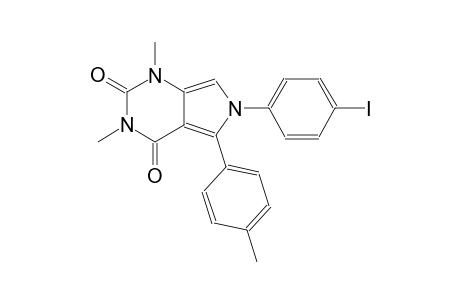 6-(4-iodophenyl)-1,3-dimethyl-5-(4-methylphenyl)-1H-pyrrolo[3,4-d]pyrimidine-2,4(3H,6H)-dione