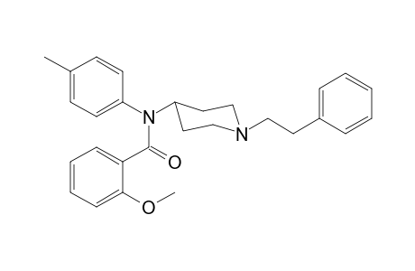 N-(4-Methylphenyl)-N-[1-(2-phenylethyl)piperidin-4-yl]-2-methoxybenzamide