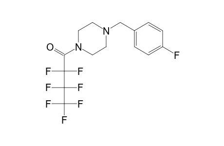 1-(4-fluorobenzyl)piperazine-HFBA Derivative