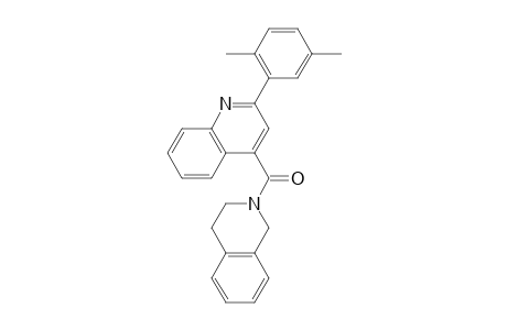 (3,4-Dihydro-1H-isoquinolin-2-yl)[2-(2,5-dimethylphenyl)quinolin-4-yl]methanone