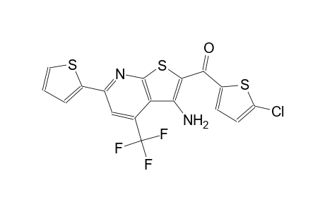 methanone, [3-amino-6-(2-thienyl)-4-(trifluoromethyl)thieno[2,3-b]pyridin-2-yl](5-chloro-2-thienyl)-