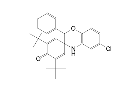 2',6'-ditert-butyl-6-chloro-2-phenylspiro[2,4-dihydro-1,4-benzoxazine-3,4'-cyclohexa-2,5-diene]-1'-one