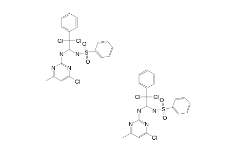 N-[2,2-DICHLORO-1-[(4-CHLORO-6-METHYL-PYRIMIDIN-2-YL)-AMINO]-2-PHENYL-ETHYL]-BENZENESULFONAMIDE