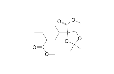 4-methoxycarbonyl-4-[(3E)-3-methoxycarbonyl-1-methyl-pent-2-enyl]-2,2-dimethyl-1,3-dioxolane