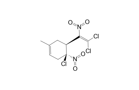 4(S)-Chloro-5(S)-(2',2'-dichloro-1'-nitrovinyl)-1-methyl-4-nitrocyclohex-1-ene