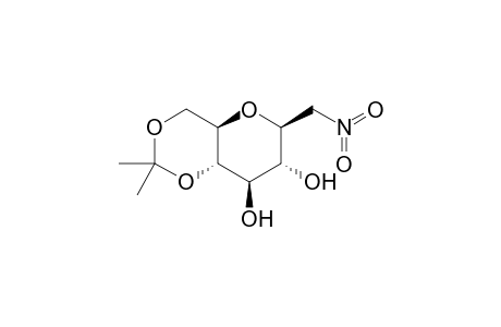 2,6-Anhydro-1-deoxy-5,7-O-isopropylidene-1-nitro-D-glycero-D-gulo-heptitol