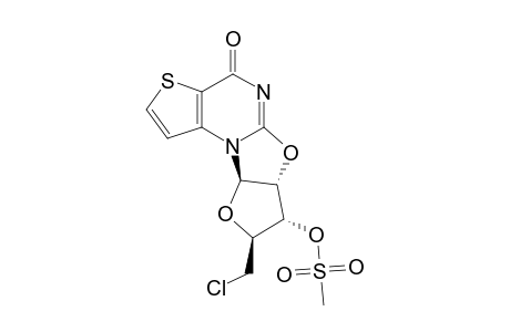 2,2ï-ANHYDRO-1-(5-CHLORO-5-DEOXY-3-O-MESYL-BETA-D-ARABINOFURANOSYL)-THIENO-[3.2-D]-PYRIMIDIN-4-ONE
