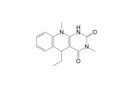 5-Ethyl-1,5-dihydro-3,10-dimethylpyrimido[4,5-b]quinoline-2,4(3H,10H)-dione