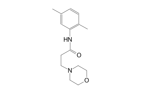 4-morpholinepropanamide, N-(2,5-dimethylphenyl)-