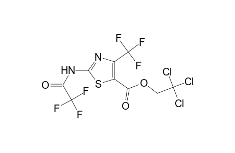 2,2,2-trichloroethyl 2-[(2,2,2-trifluoroacetyl)amino]-4-(trifluoromethyl)-1,3-thiazole-5-carboxylate