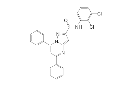 N-(2,3-dichlorophenyl)-5,7-diphenyl-2-pyrazolo[1,5-a]pyrimidinecarboxamide