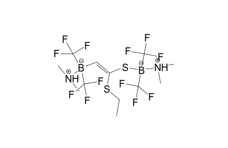 2,8-Diazonia-3,7-diborata-4-thianon-5-ene, 2,8-dimethyl-3,3,7,7-tetrakis(trifluoromethyl)-5-ethylthio-